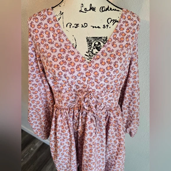 J.CREW V-neck cotton poplin mini dress in peony paisley, 14 - Picture 7 of 16